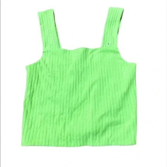 American Eagle Outfitters Tops - Neon Green American Eagle Crop Top S
